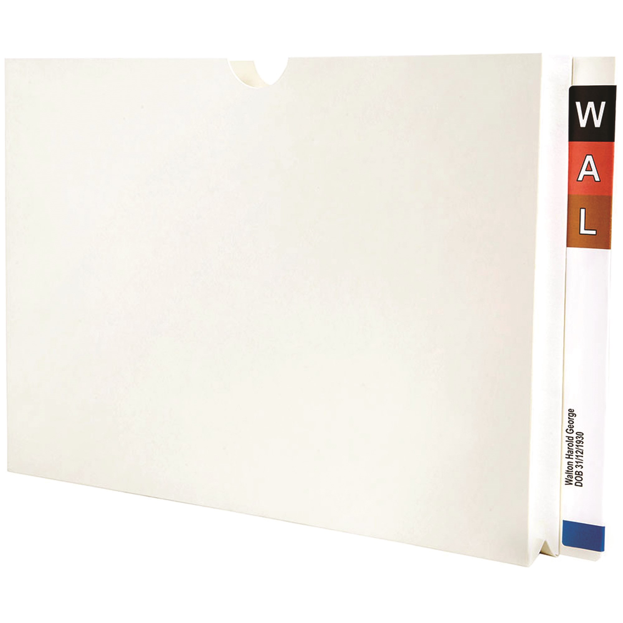 Avery Lateral Shelf Pocket Wallet Top Opening Foolscap White Box  Of 20