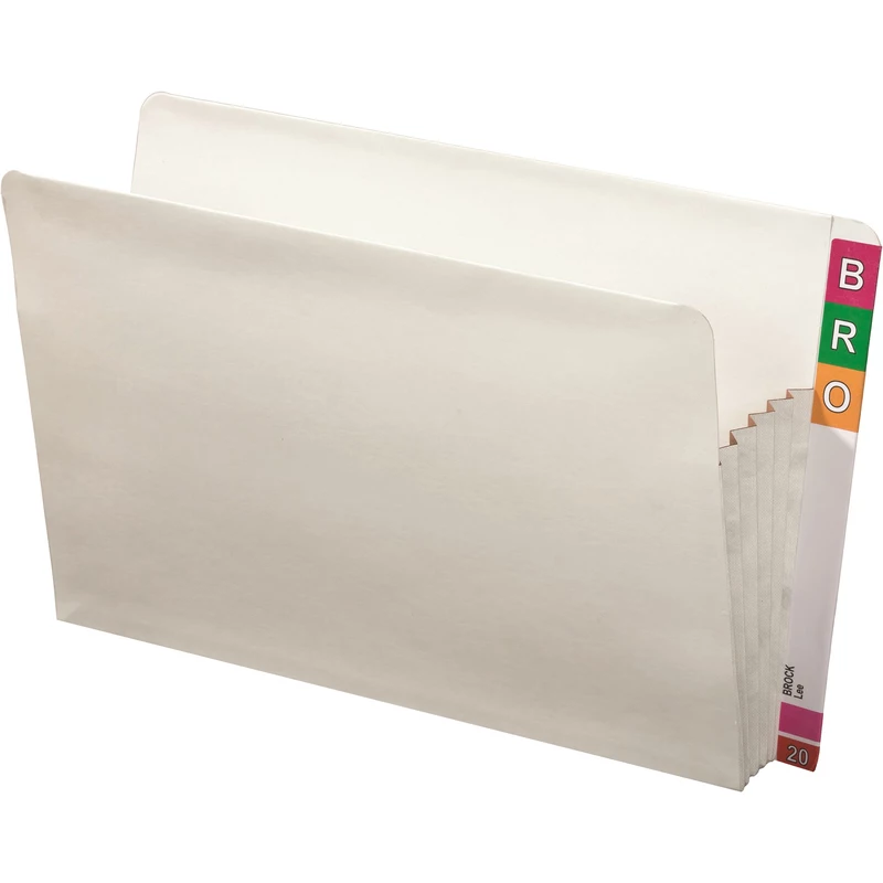 Avery Lateral Shelf Wallet Concertina 100mm Legal White Box  Of 25