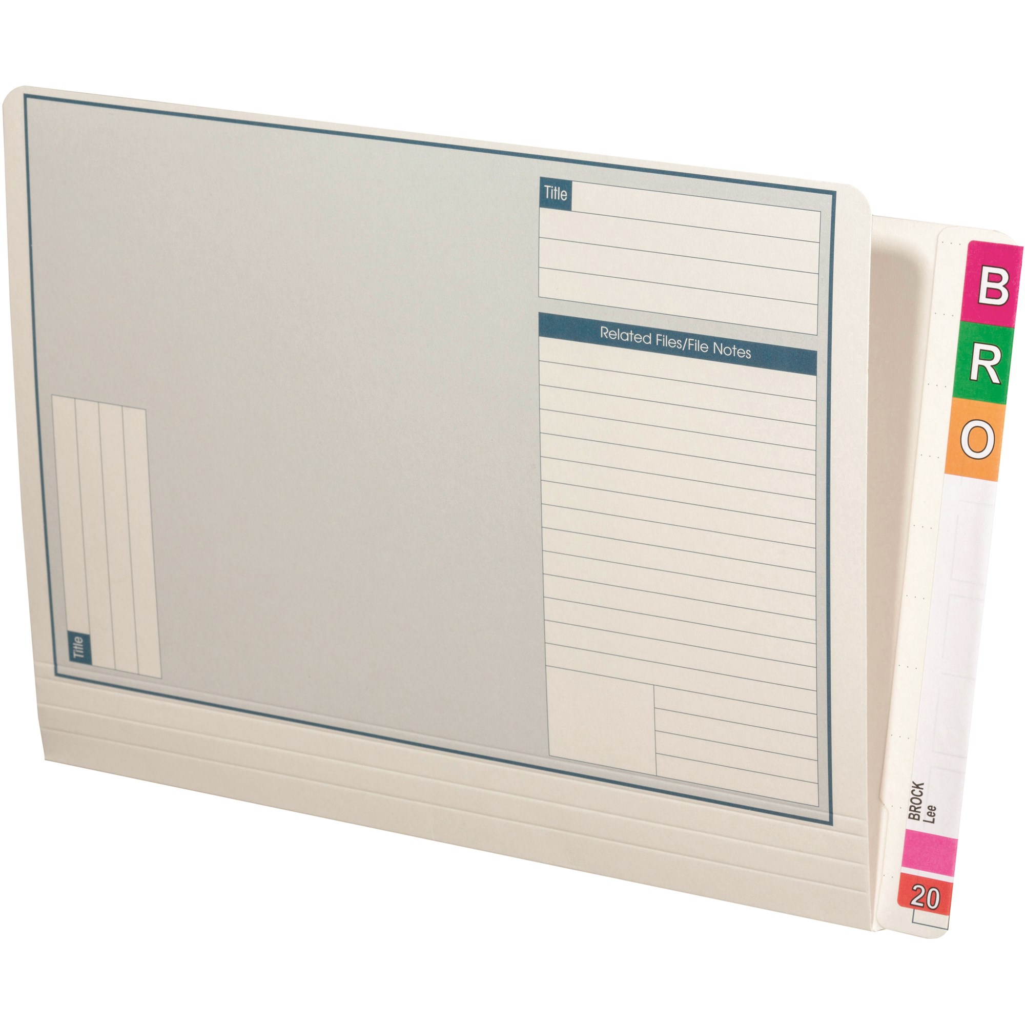 Avery Lateral Shelf Notes Files Standard White Box  Of 100
