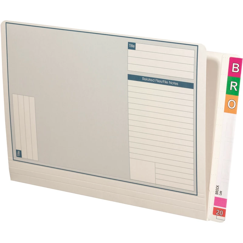 Avery Lateral Shelf Notes Files Standard White Box Of 100