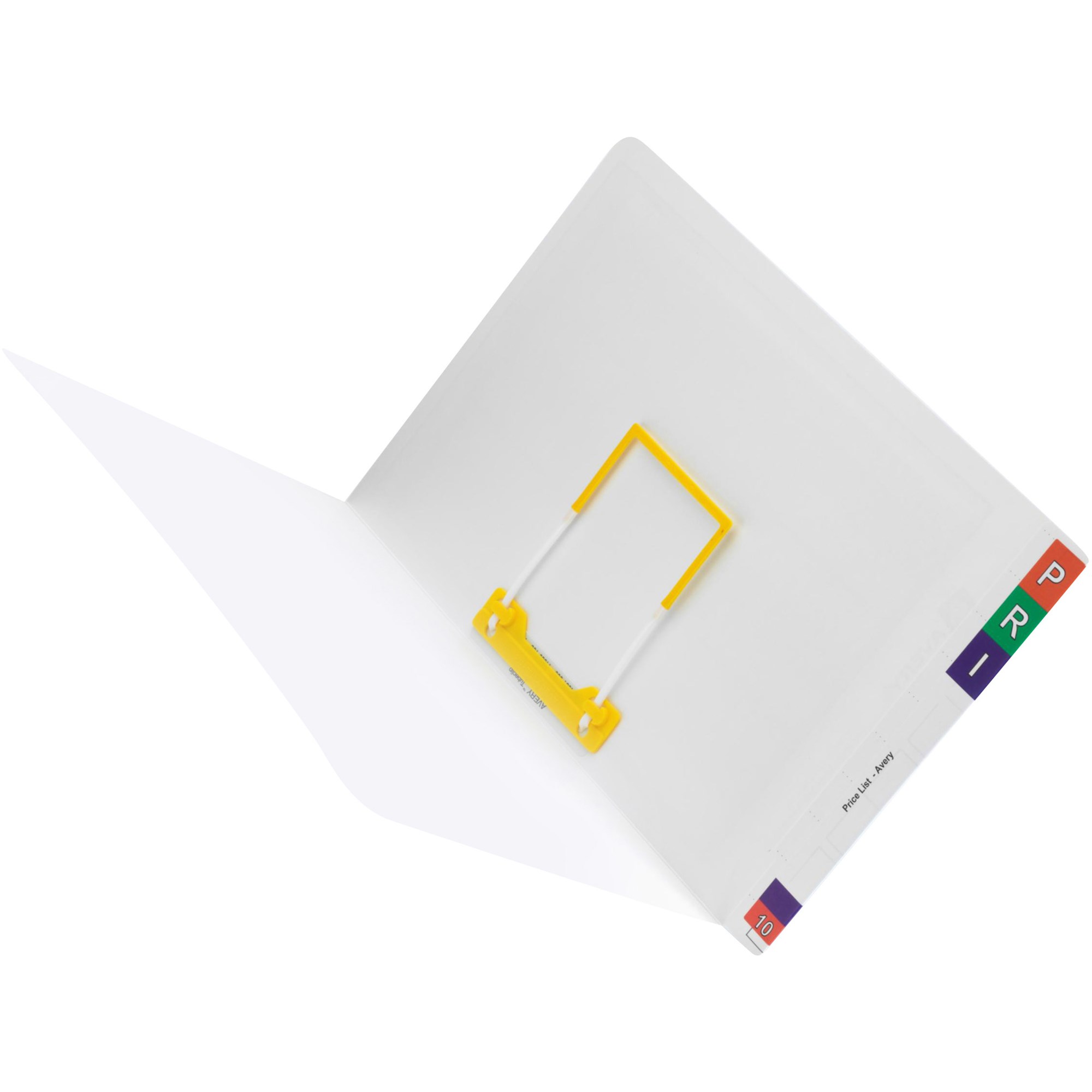 Avery Lateral Shelf Notes Files With Tubeclip Fastener Standard White Box  Of 50