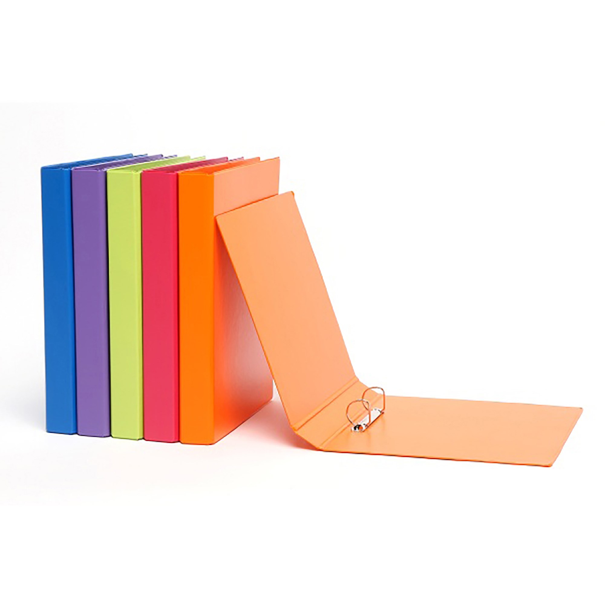 Marbig Binder A4 2D Ring 25mm Summer Colour Orange