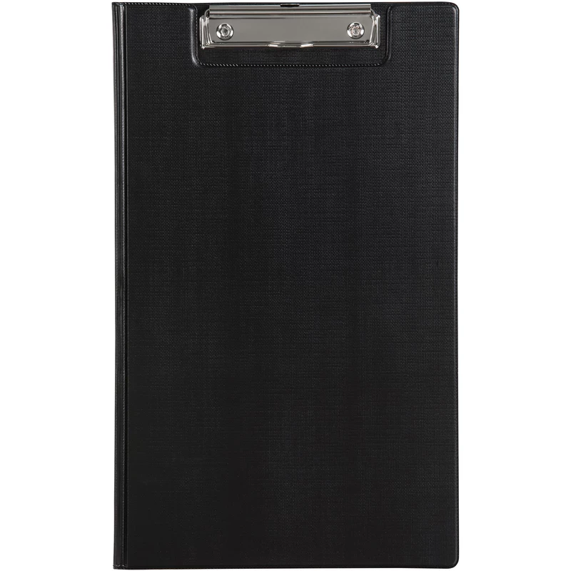 Marbig PVC Clipfolder Foolscap Black