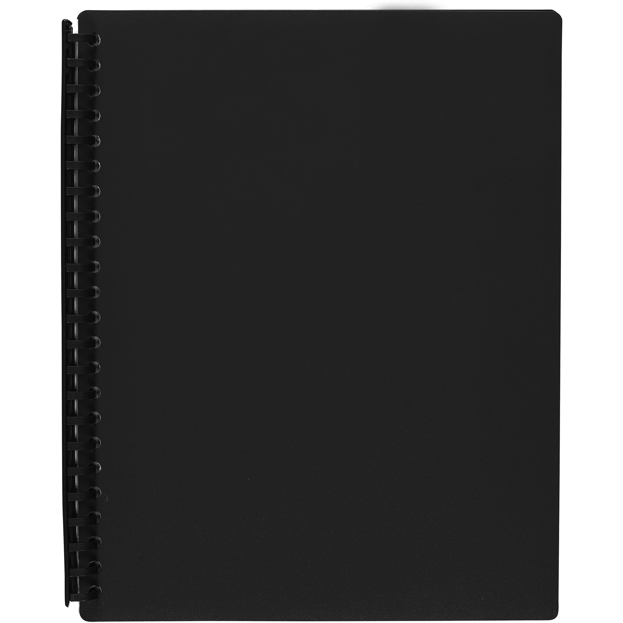 Marbig Display Book A4 Refillable 20 Pocket Black