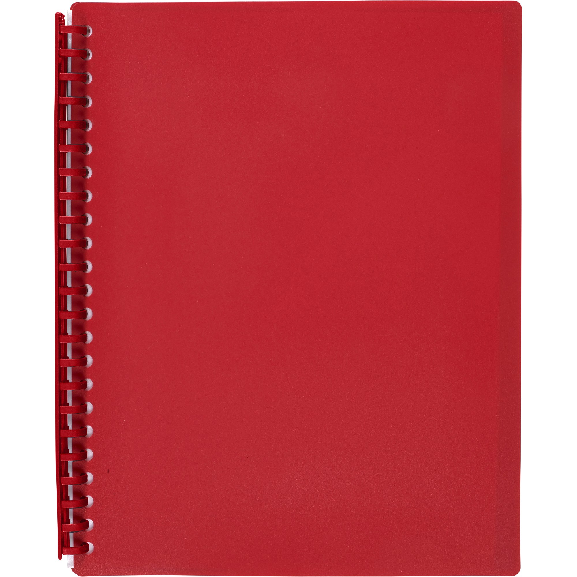 Marbig Display Book A4 Refillable 20 Pocket Red