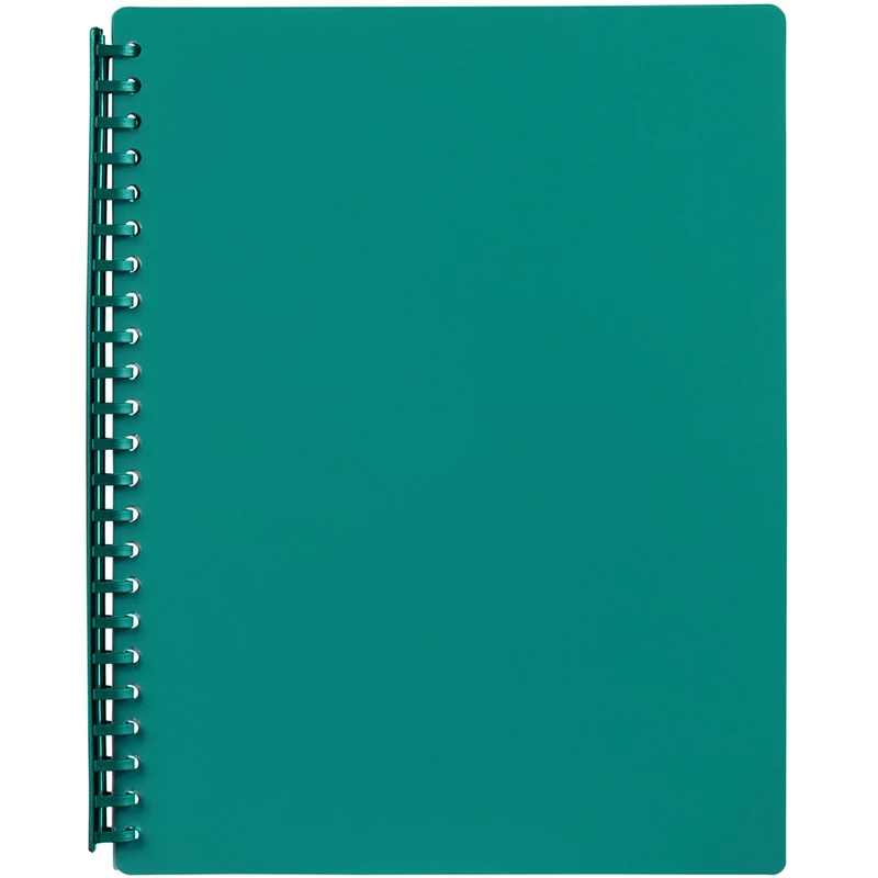 Marbig Display Book A4 Refillable 20 Pocket Green