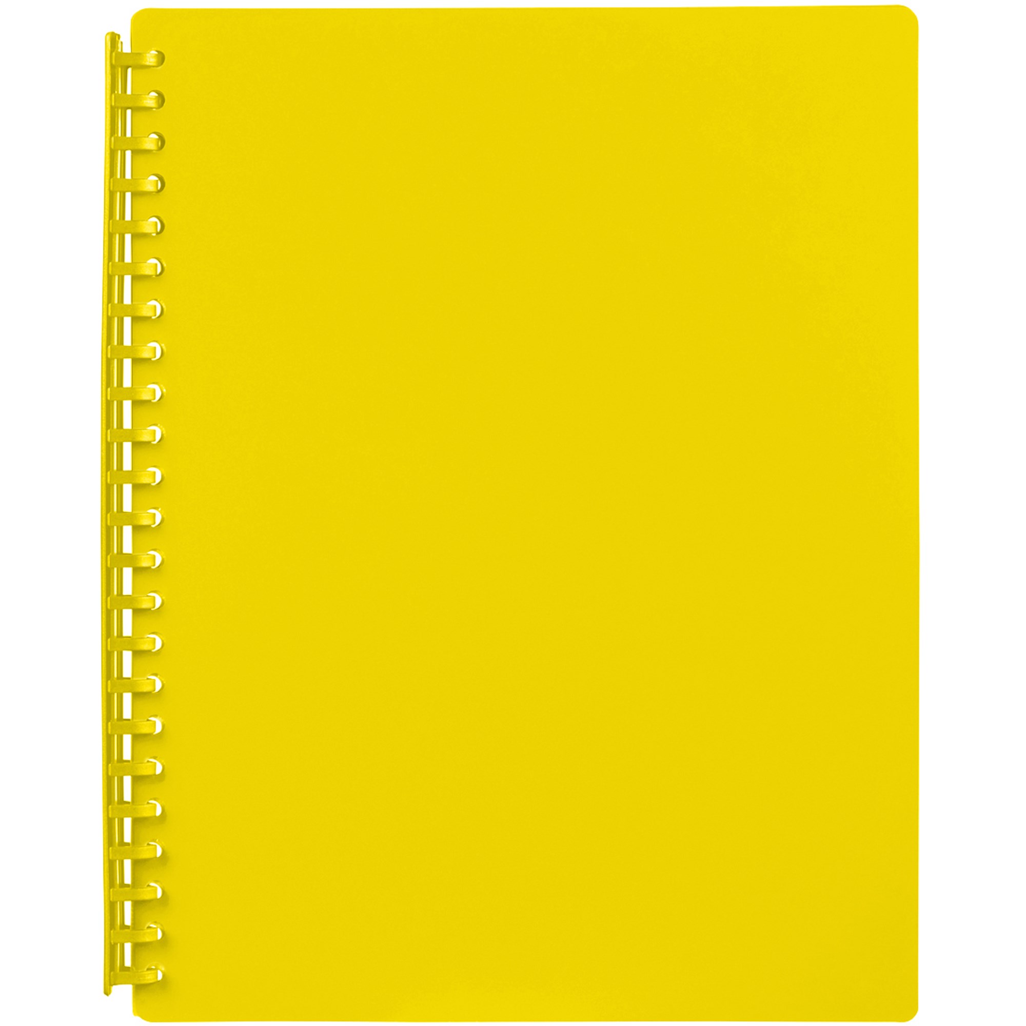 Marbig Display Book A4 Refillable 20 Pocket Yellow