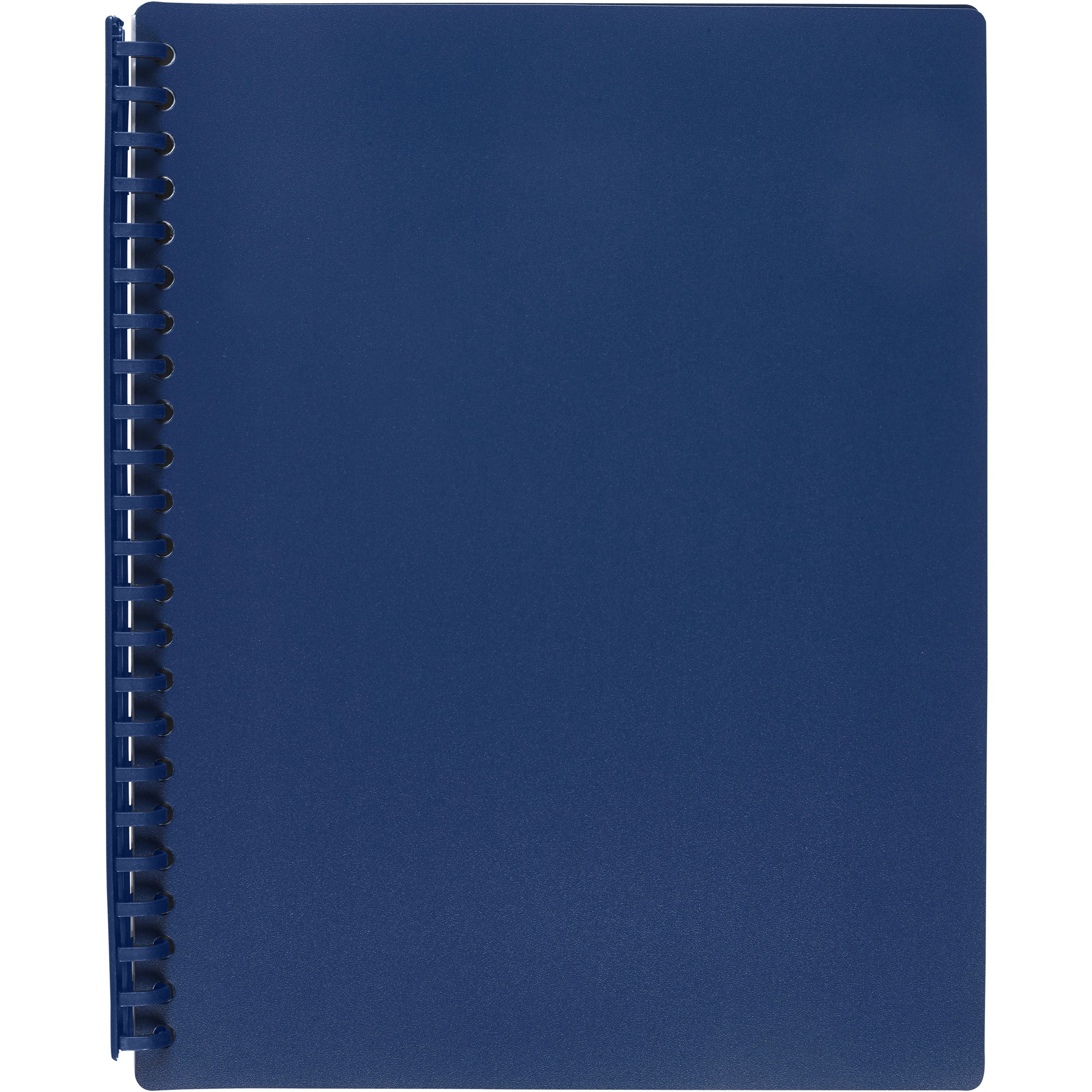 Marbig Display Book A4 Refillable 20 Pocket Dark Blue