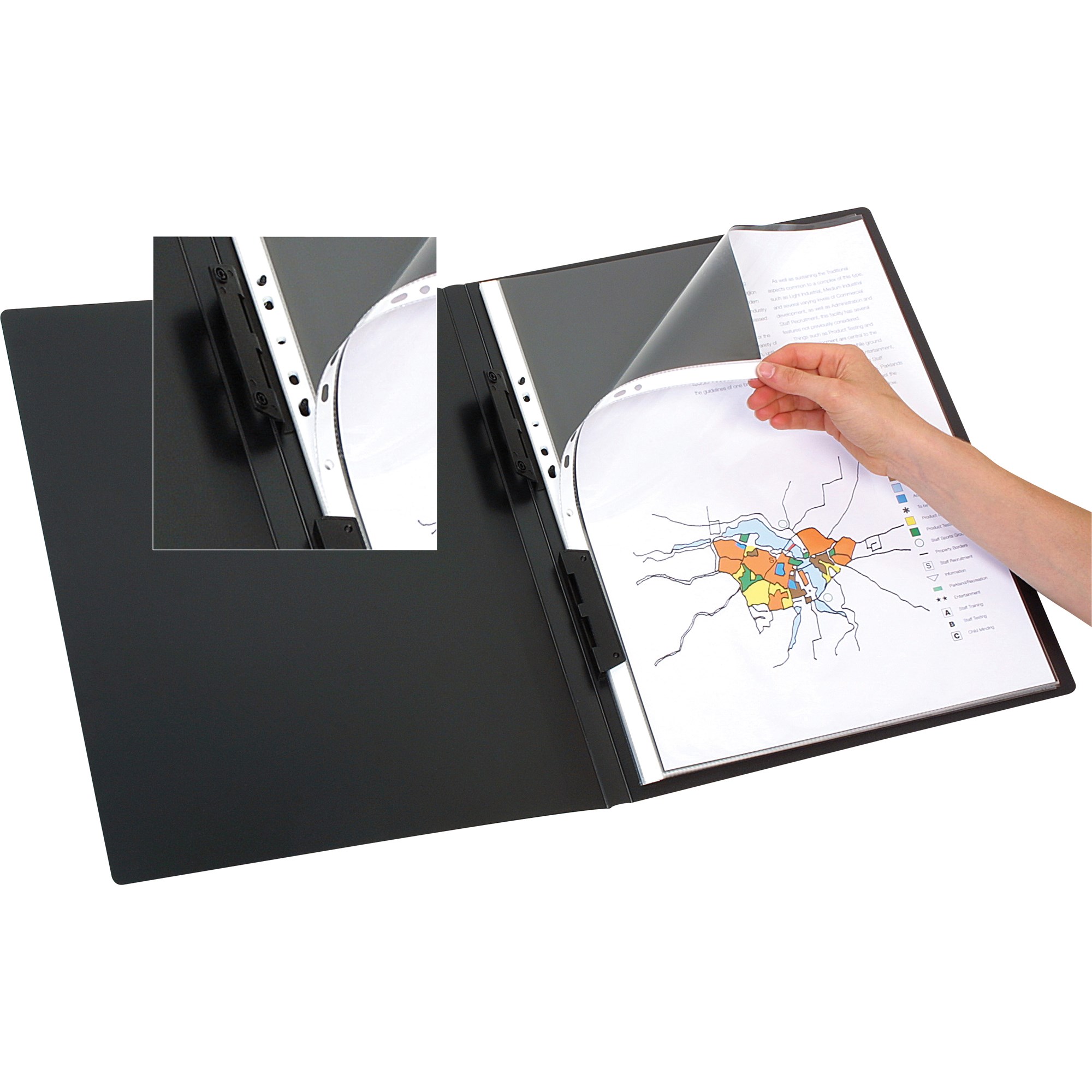 Marbig Display Book A3 Refills Clear Pack  Of 10