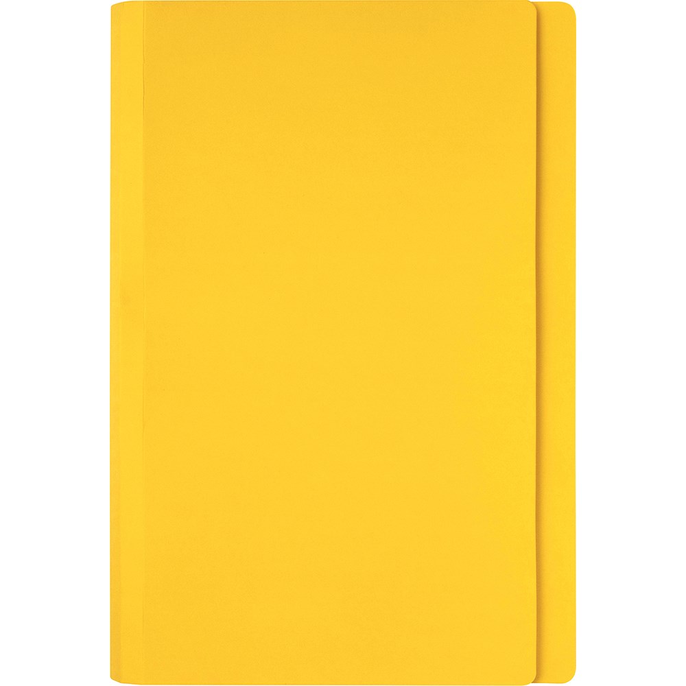 Marbig Manilla Folders Foolscap Yellow Box  Of 100