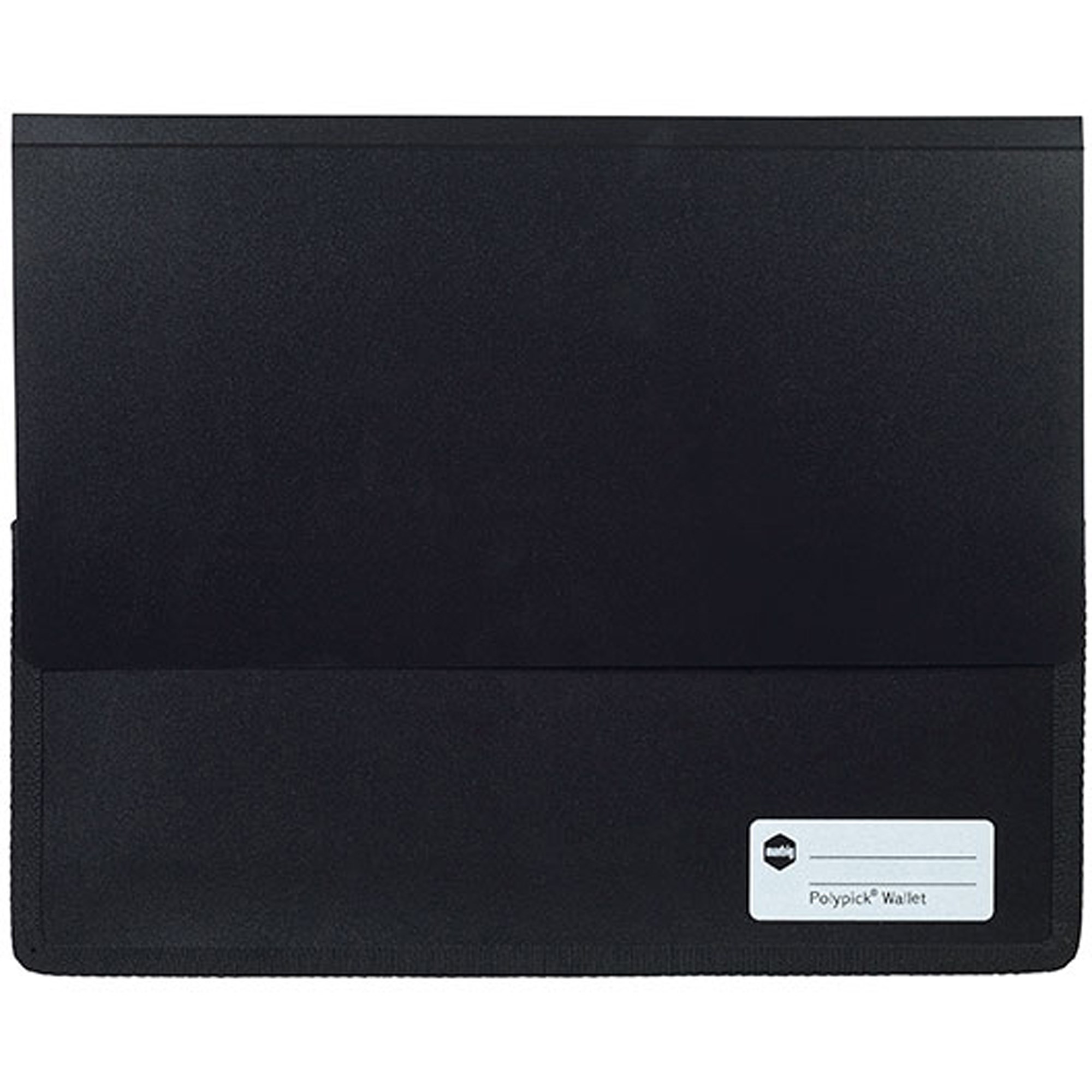 Marbig Polypick Document Wallet A4 Heavy Duty 45mm Gusset Black