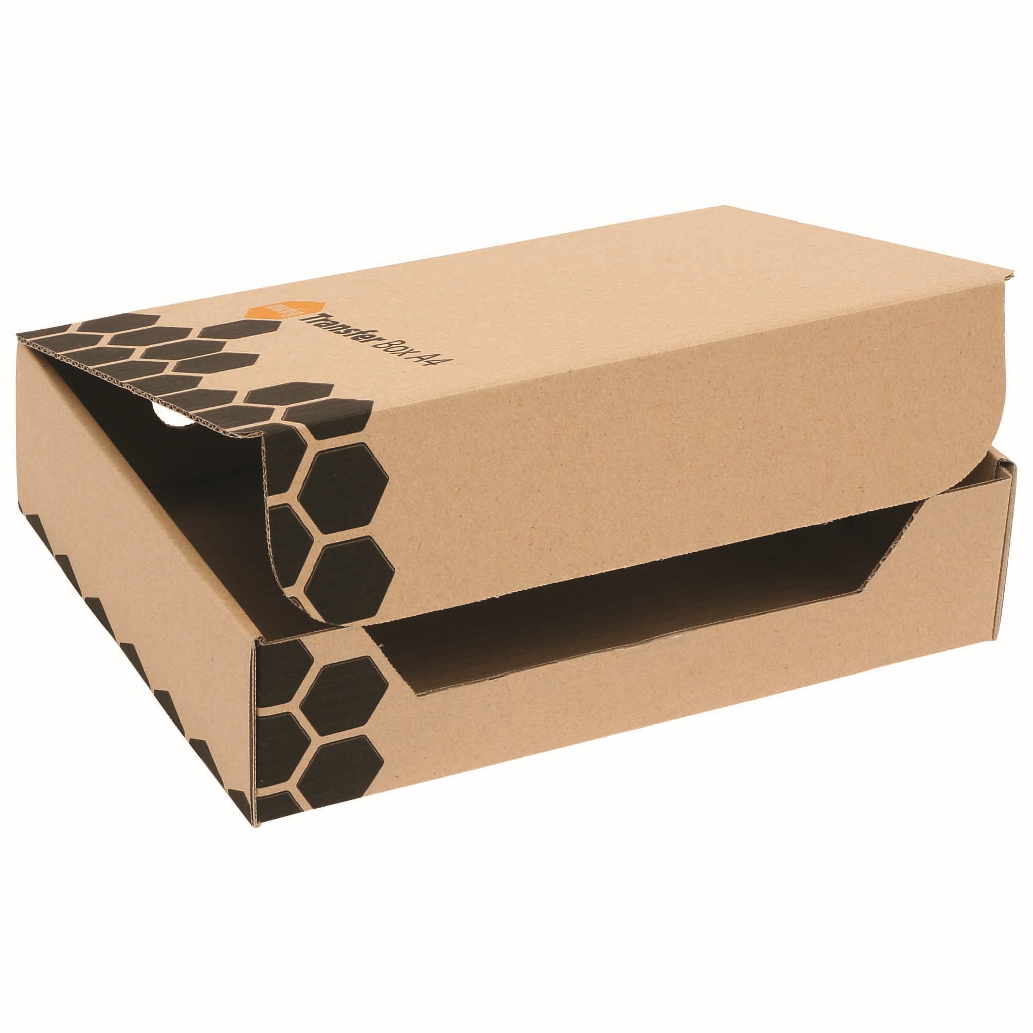 Marbig Enviro Transfer Box es A4 85W x 240D x 325mmH Pack  Of 5 Brown