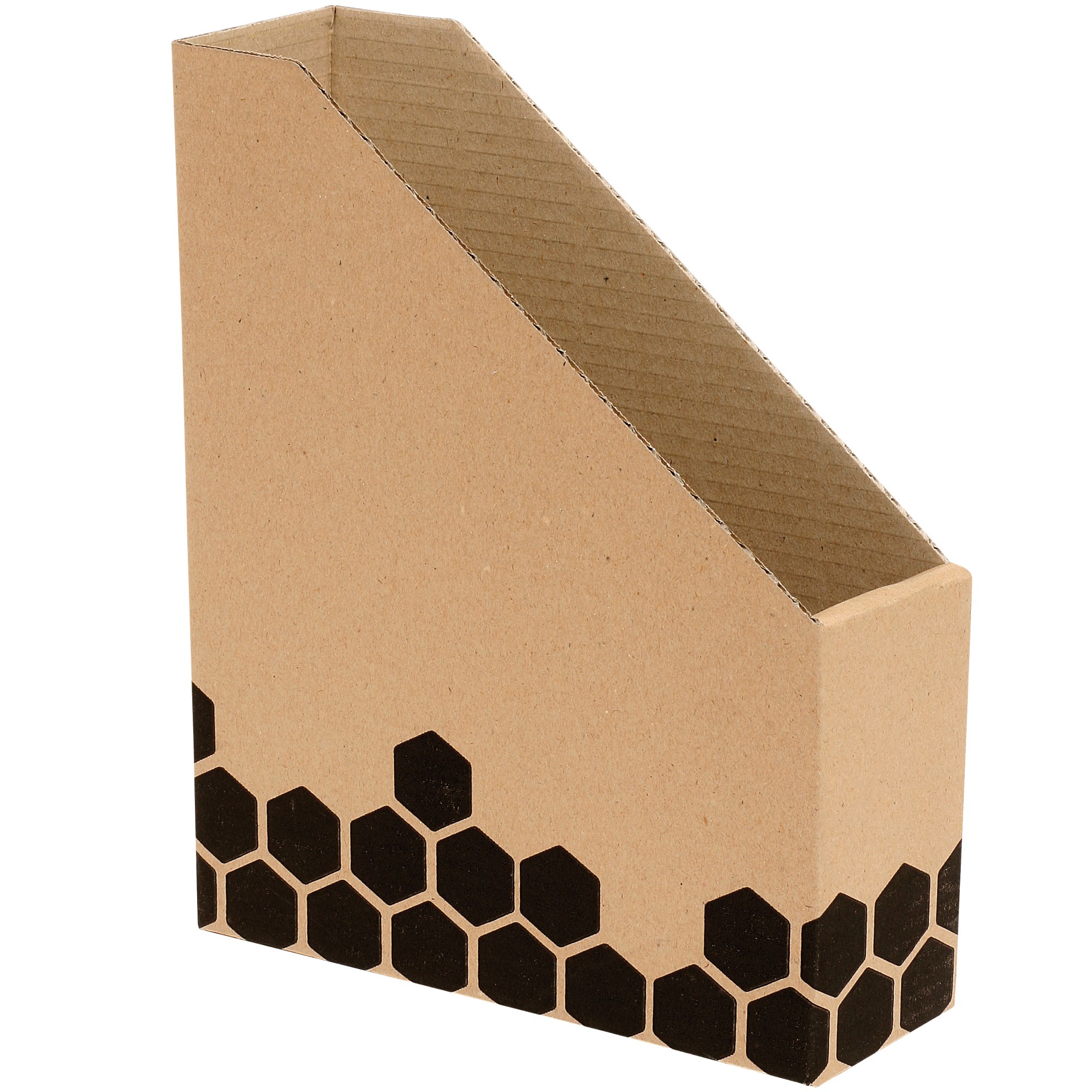 Marbig Enviro Magazine Box  Merkur Box  80W x 240D x 305mmH Brown