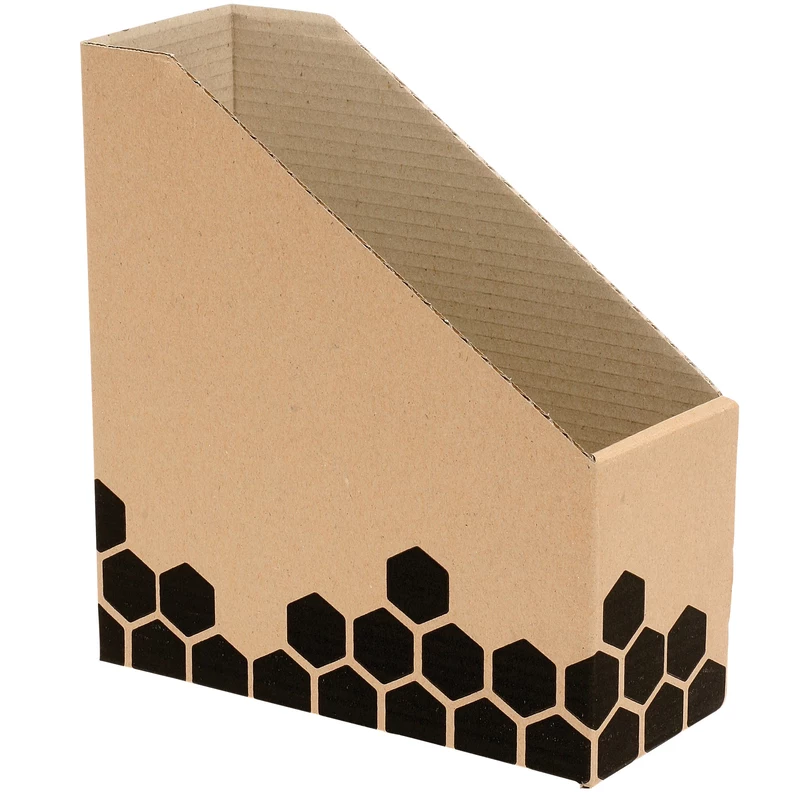 Marbig Enviro Magazine Box 104W x 254D x 280mmH Brown