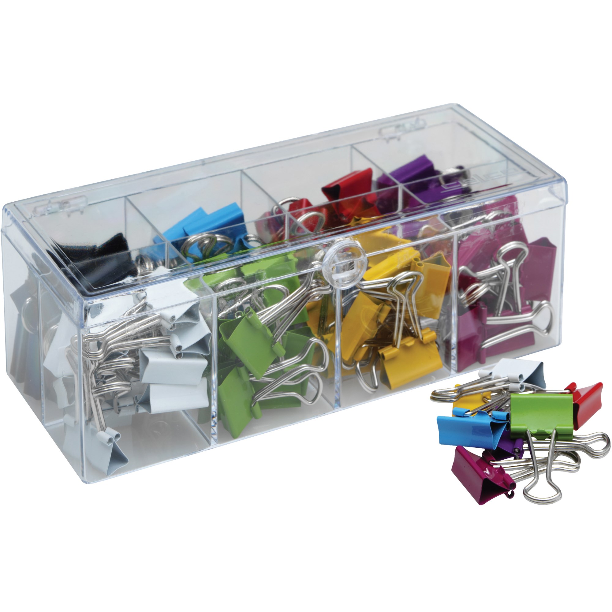 Celco Foldback Clips 19mm Assorted Coloured Box  Of 96