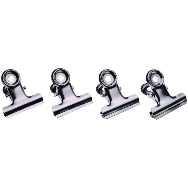Esselte Bulldog Clip 38mm Chrome Box 72