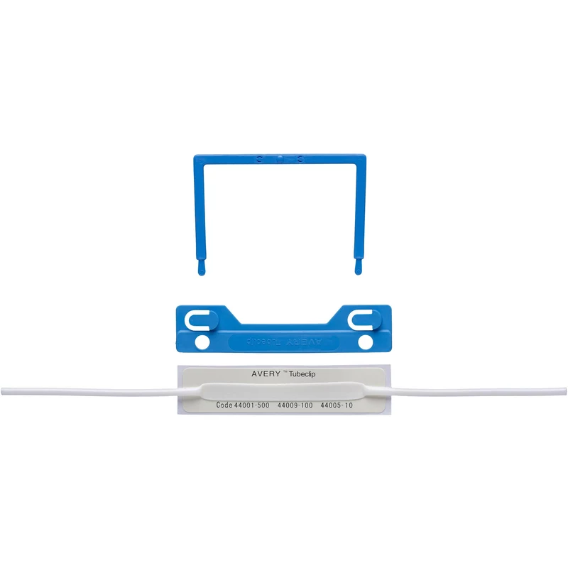 Avery Tubeclip File Fastener Complete Blue Box Of 100