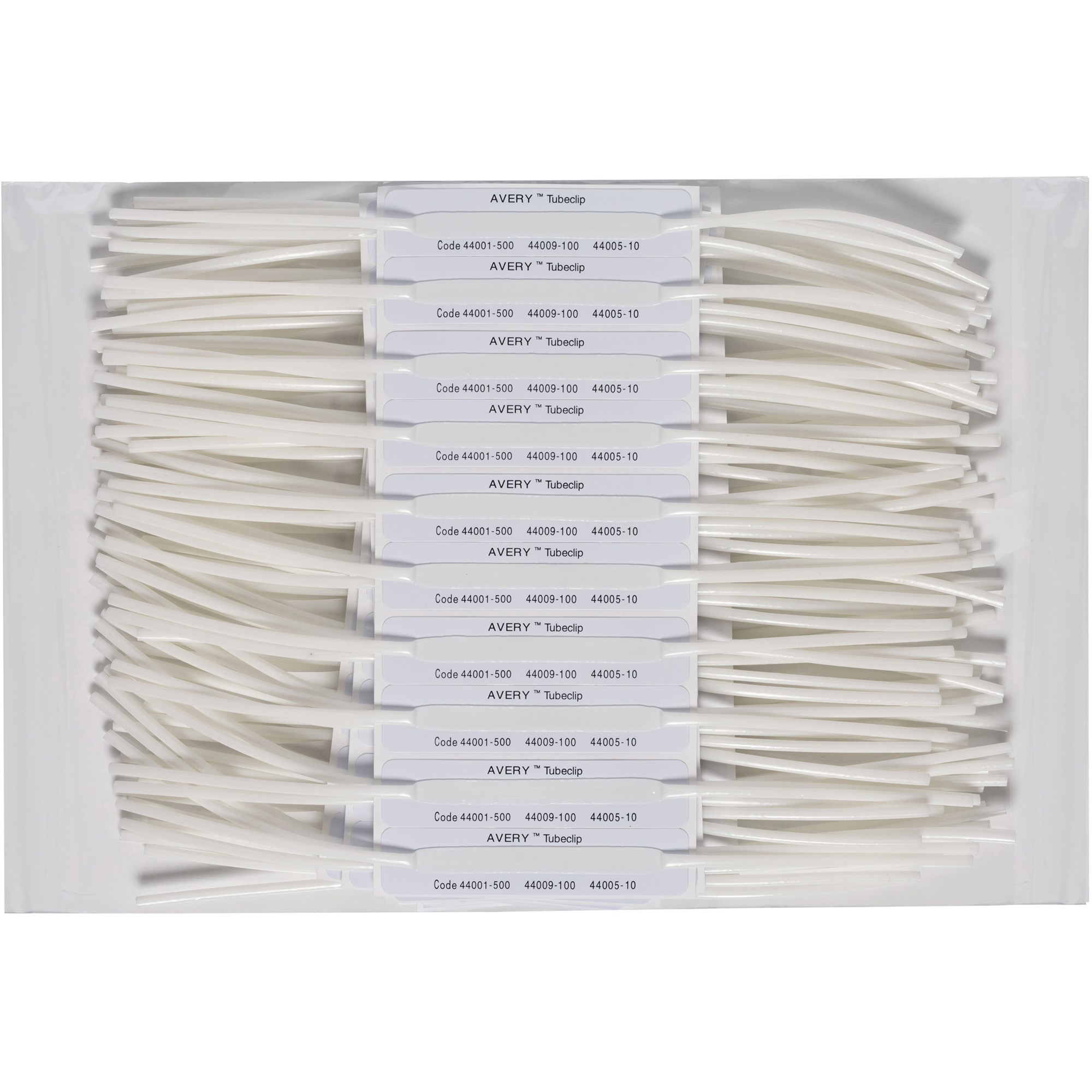 Avery Tubeclip File Base Self Adhesive Base Only White Box  Of 100