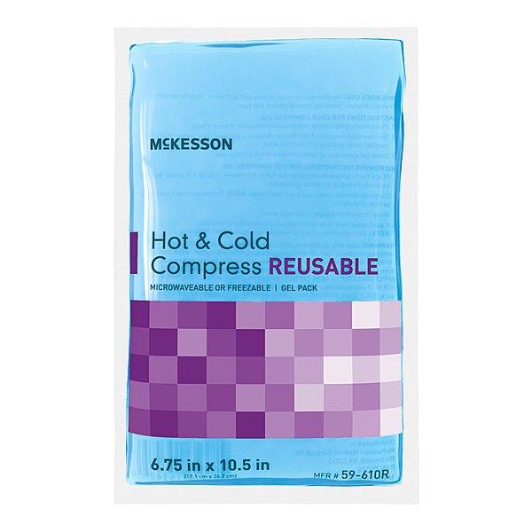 McKesson Reusable Hot / Cold Gel Pack 6-3/4 x 10-1/2 Inch Large (EA)