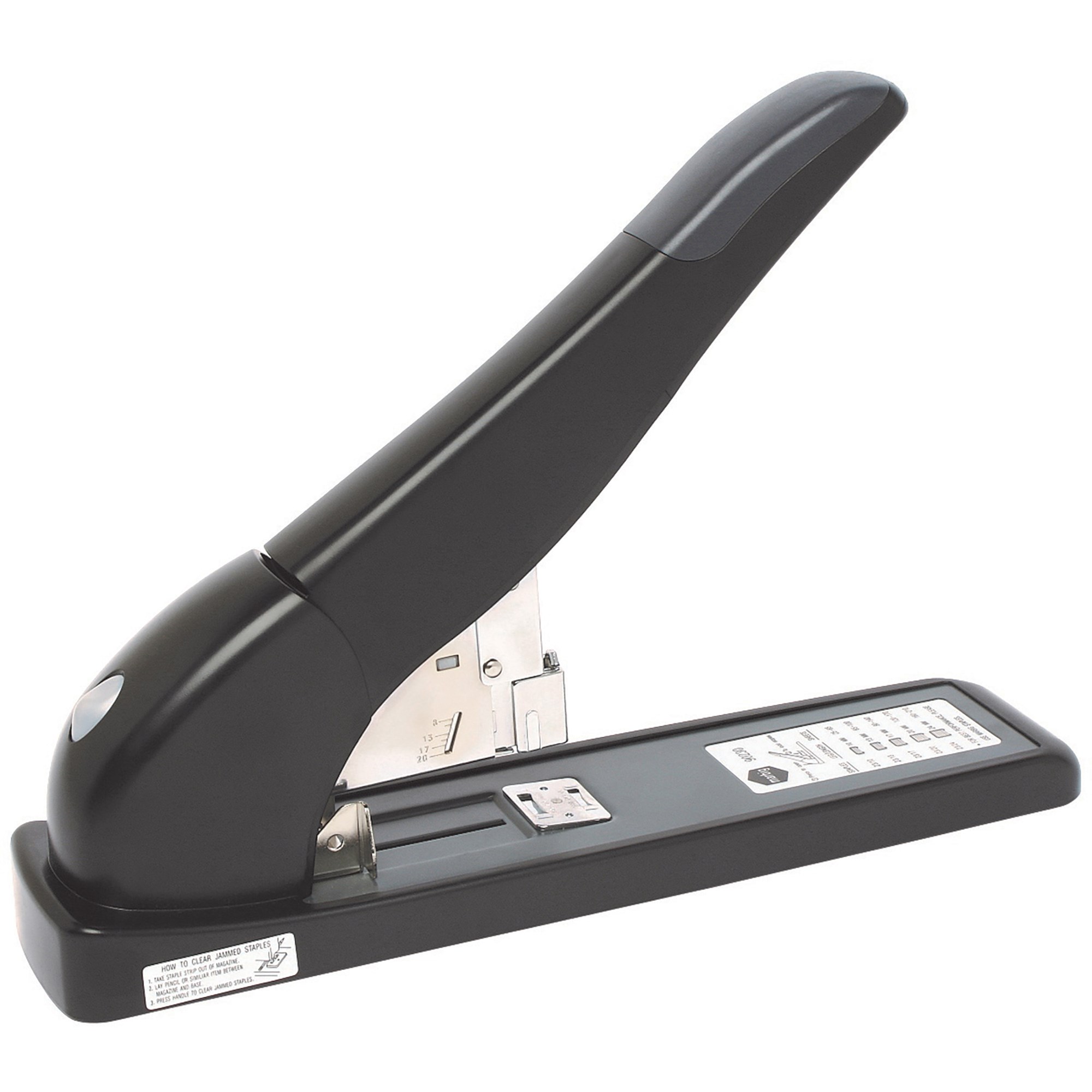 Marbig Heavy Duty Stapler 210 Sheet Capacity Black