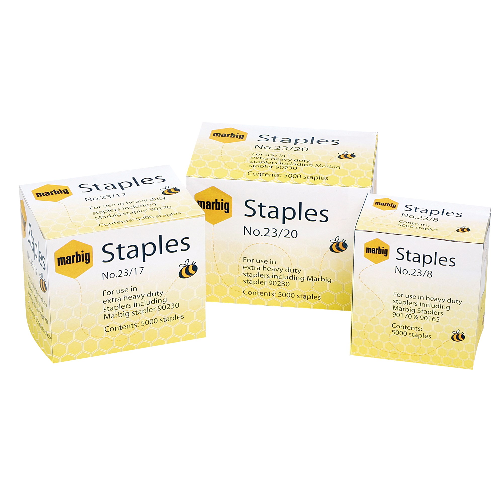 Marbig Staples Heavy Duty No. 23/20 Box  Of 5000