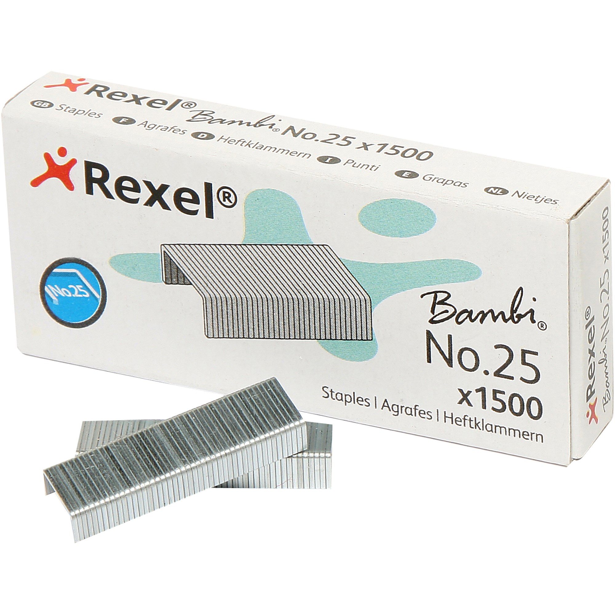 Rexel Staples No.25 25/4 Box  Of 1500