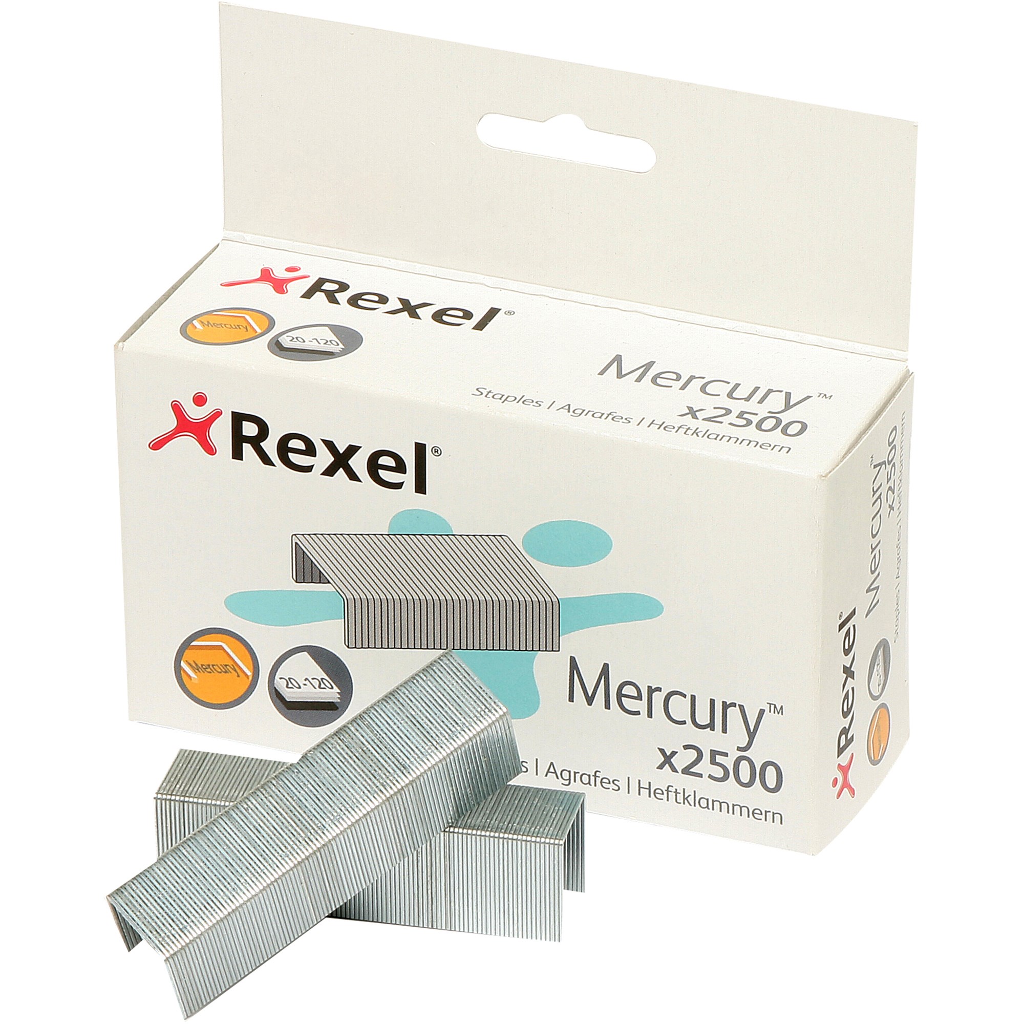 Rexel Mercury Heavy Duty Staples For Mercury Stapler Box  Of 2500