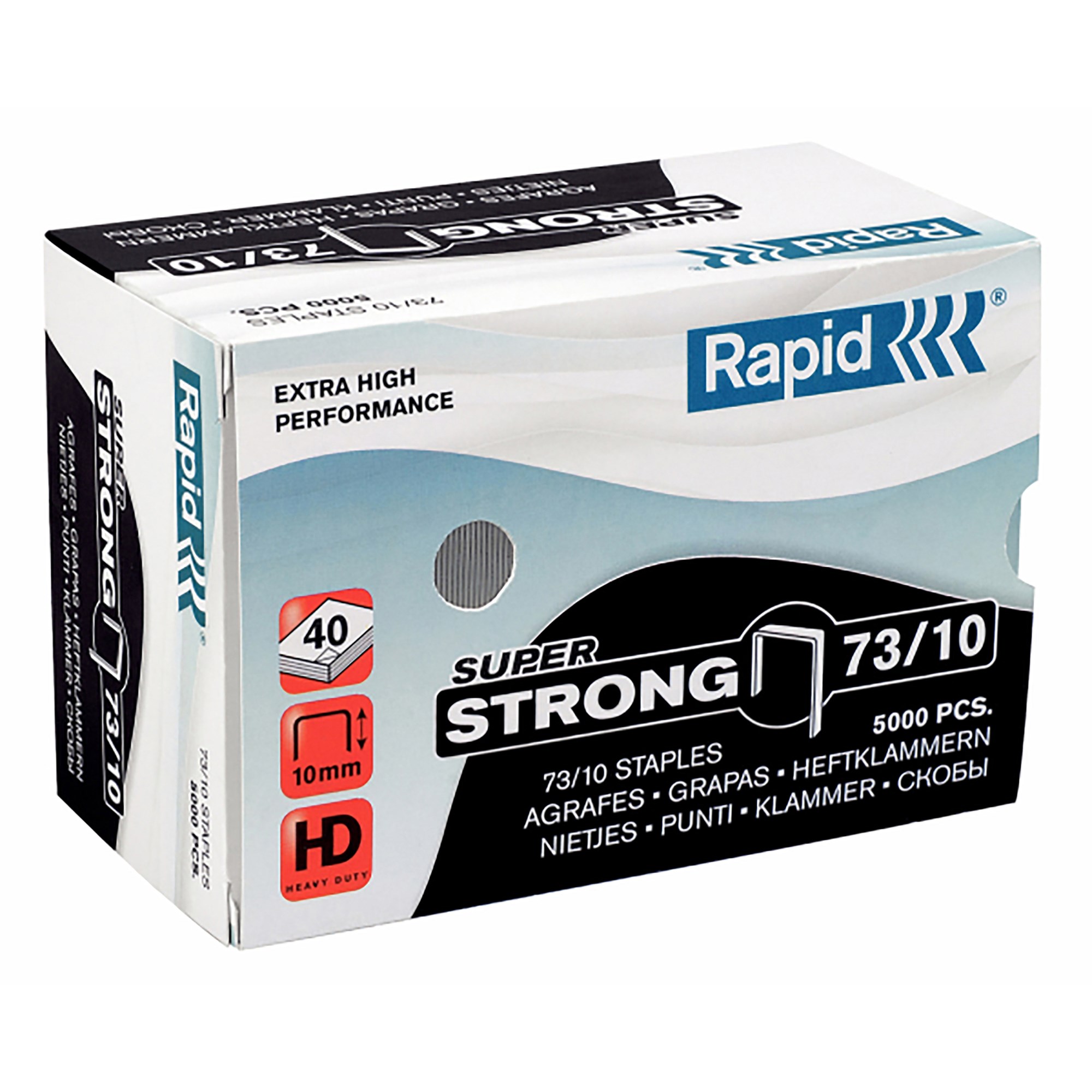 Rapid Staples Super Strong 73/10 Box  Of 5000