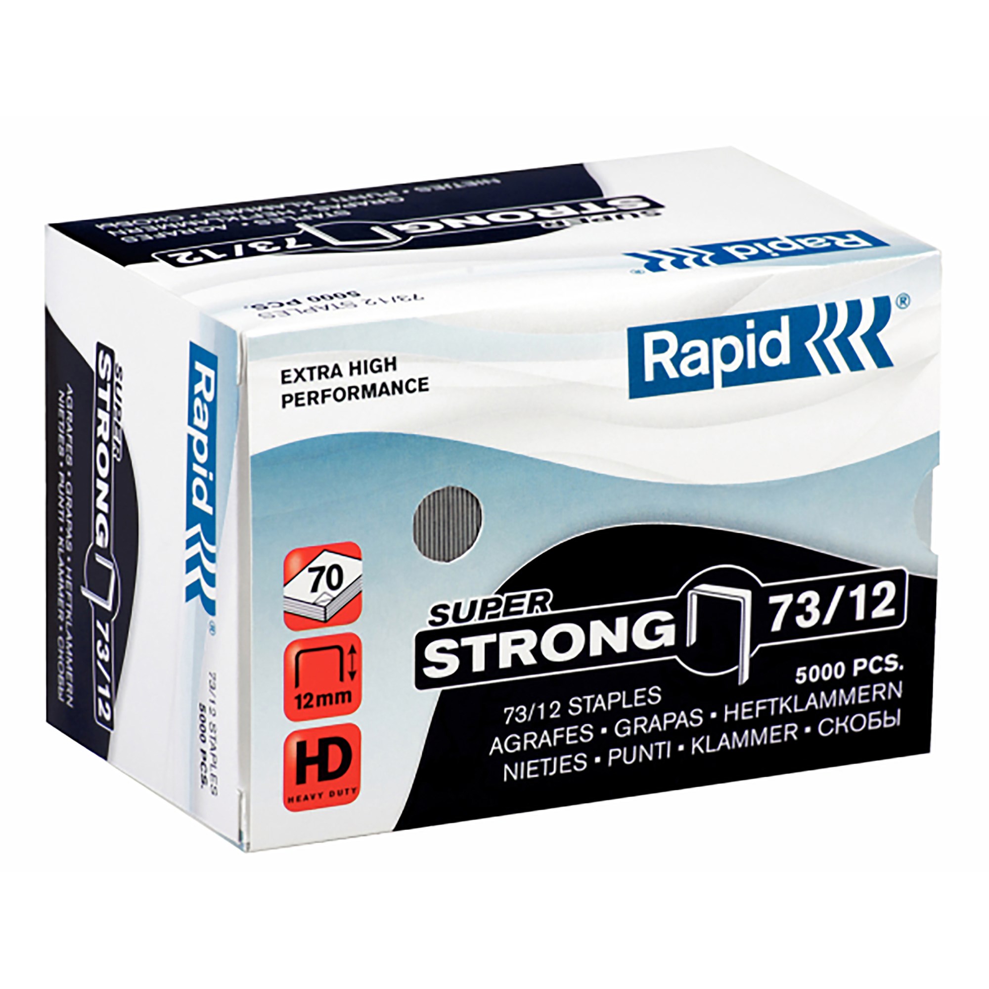Rapid Staples Super Strong 73/12 Box  Of 5000