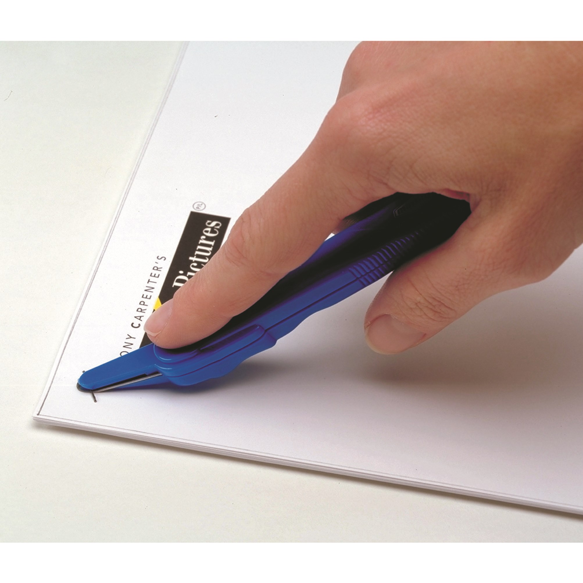 Marbig Staple Remover Easy Glide Blue