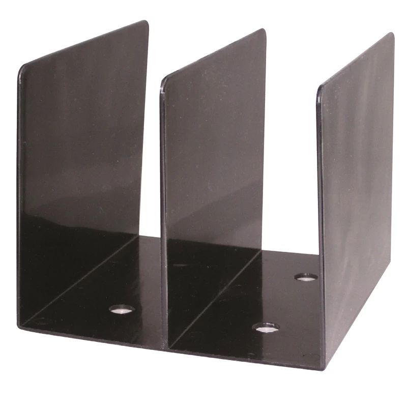 Esselte SWS Book Rack 2 Compartment Black