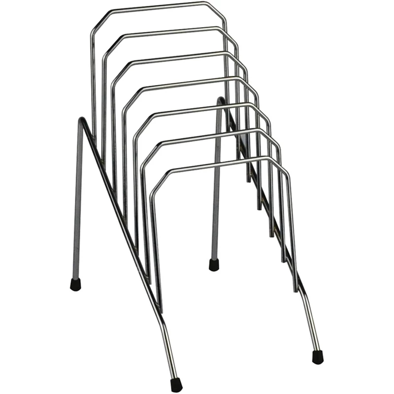 Italplast Step File Organiser Wire Small 6 Slot Chrome