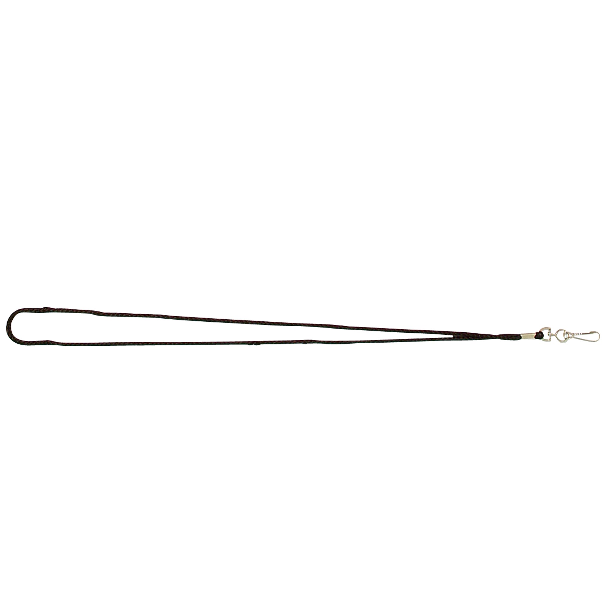 Rexel Lanyards 510mm With Swivel Clip Black Pack  Of 10