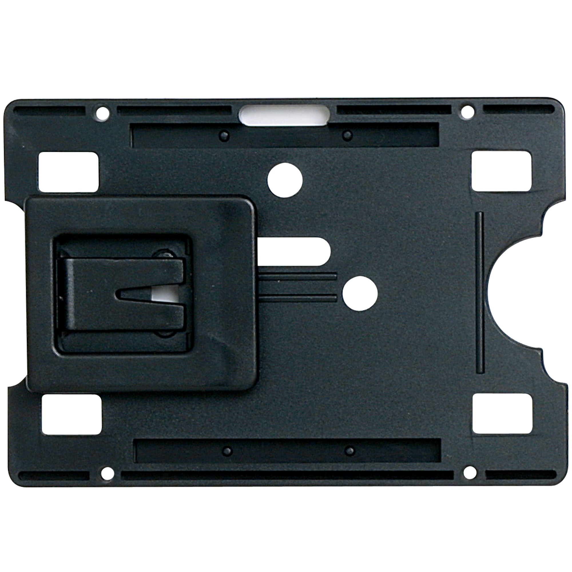 Rexel Rigid ID Card Holders Security Card With Adjustable Clip Pack  Of 10