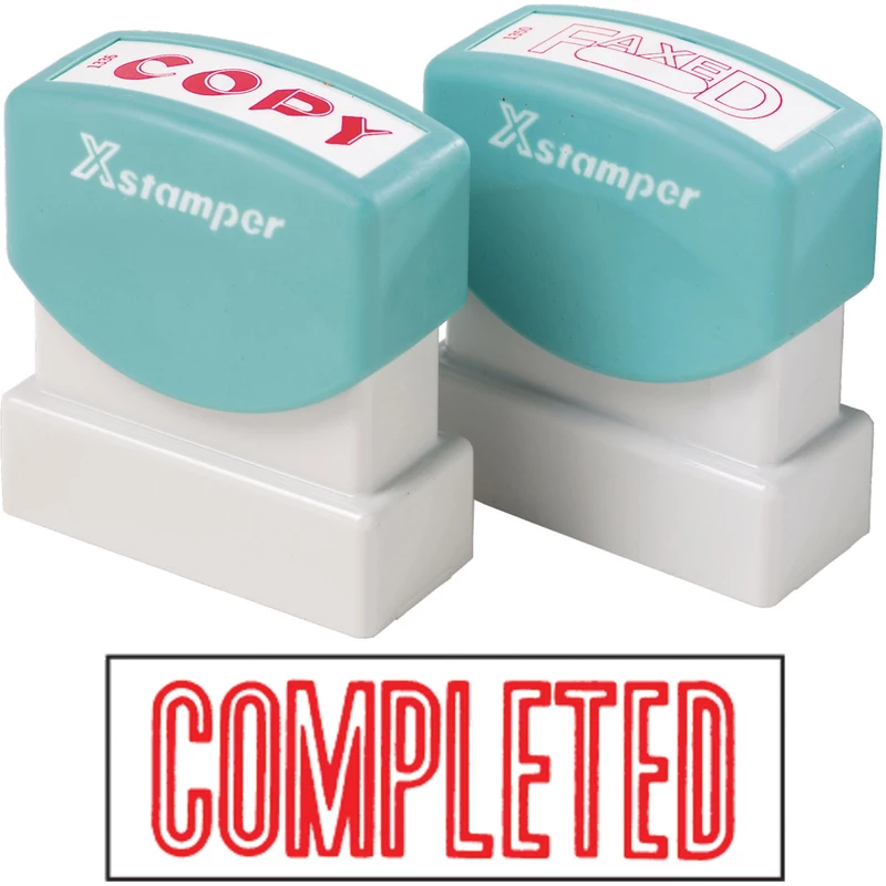 XStamper Stamp CX-BN 1026 Completed Red