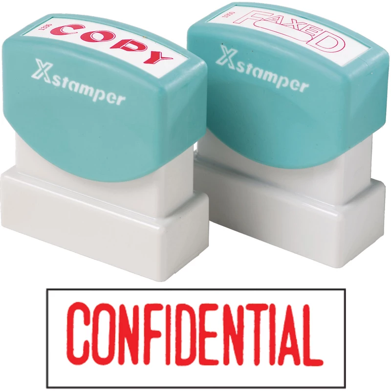 XStamper Stamp CX-BN 1130 Confidential Red