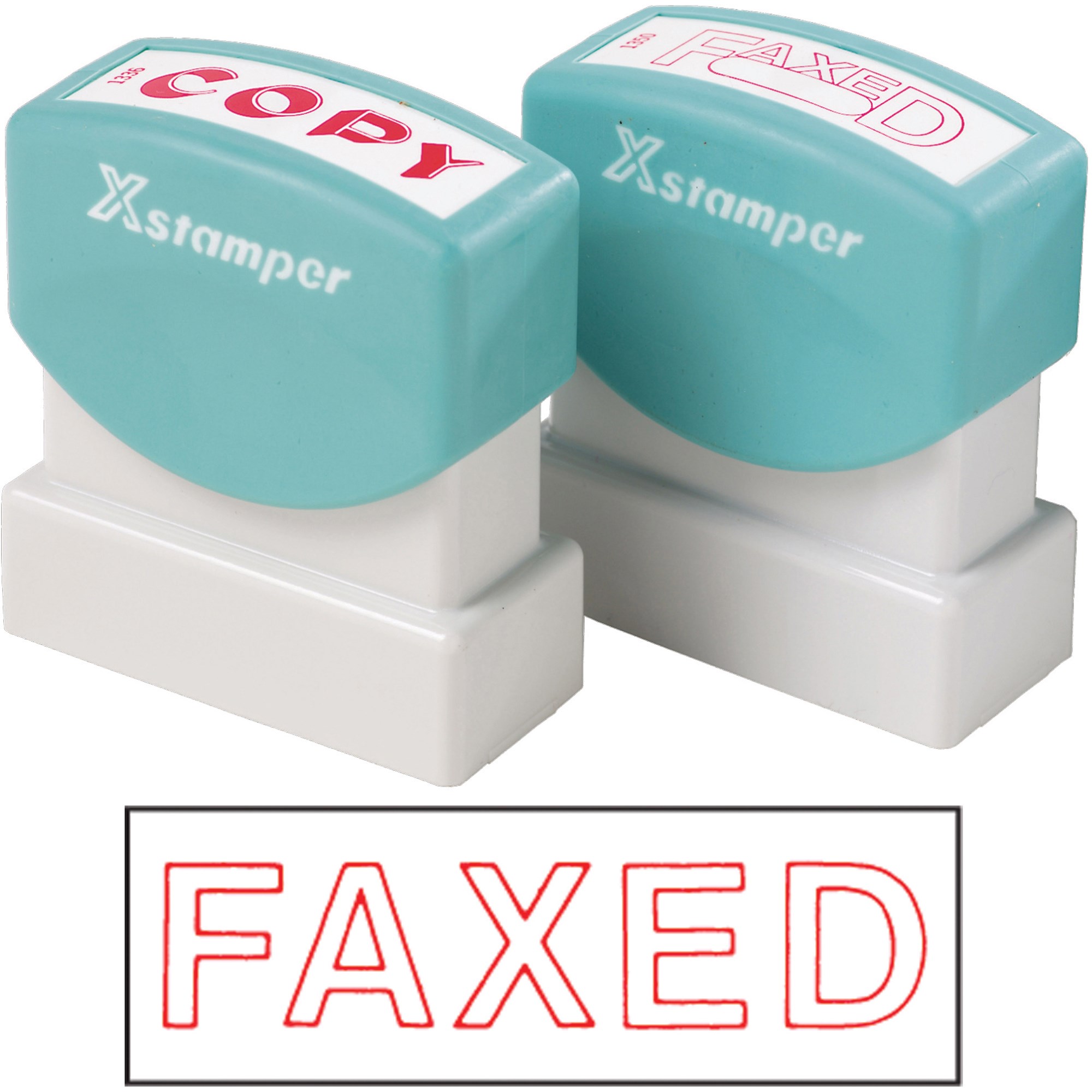 XStamper Stamp CX-BN 1346 Faxed Red