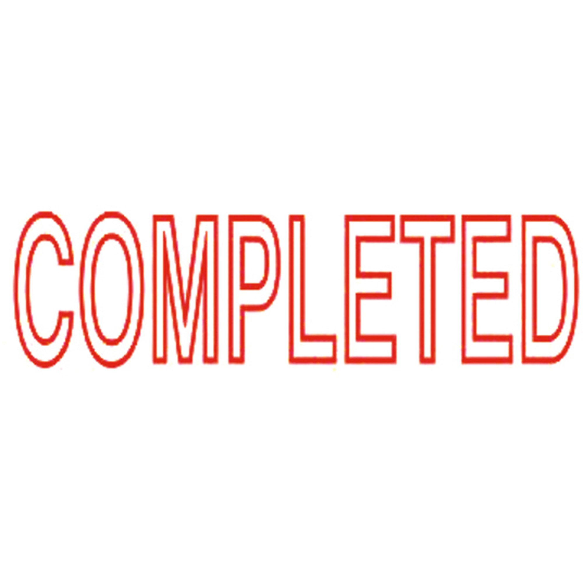 Deskmate Pre Ink Stamp C06A Completed Red