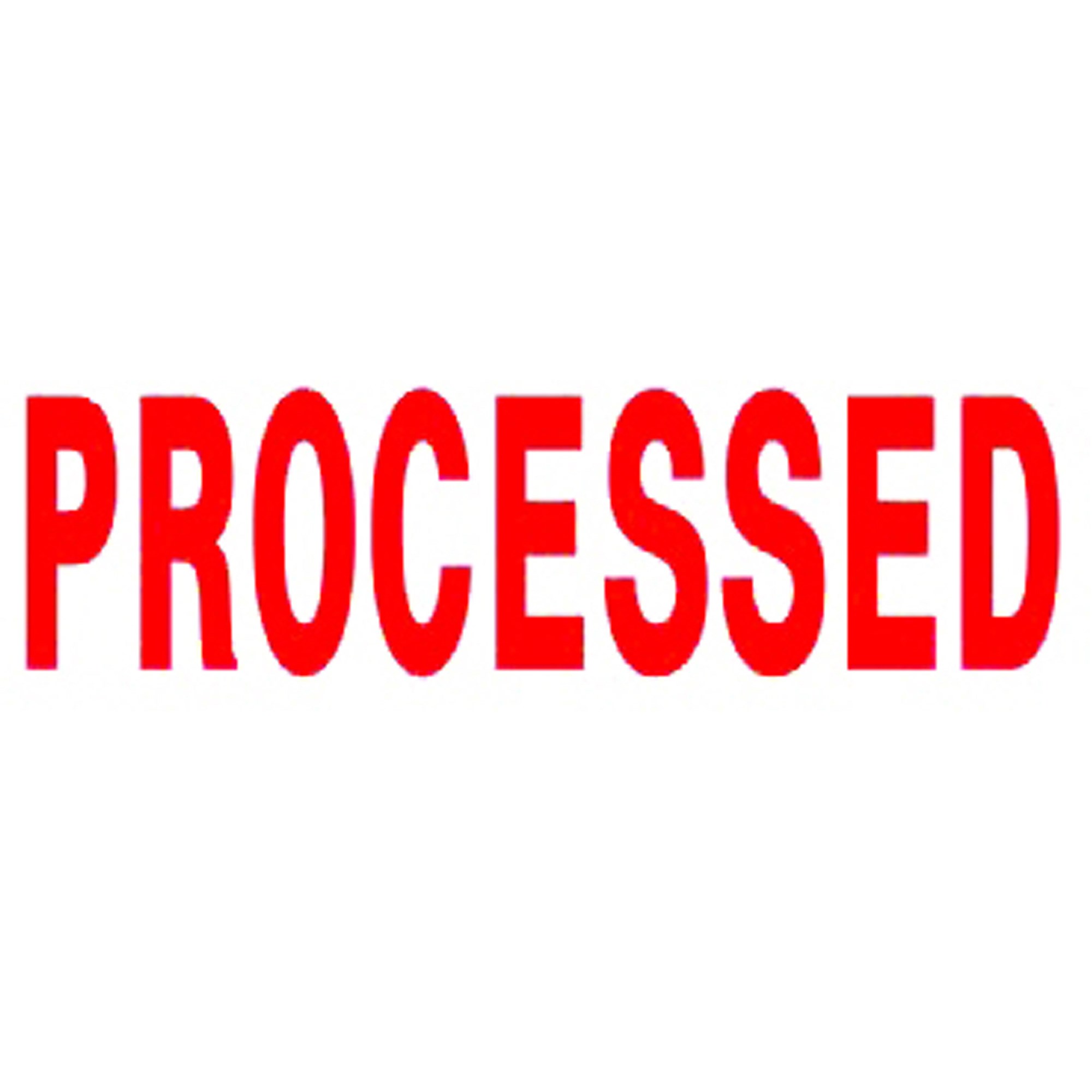 Deskmate Pre Ink Stamp P27 Processed Red