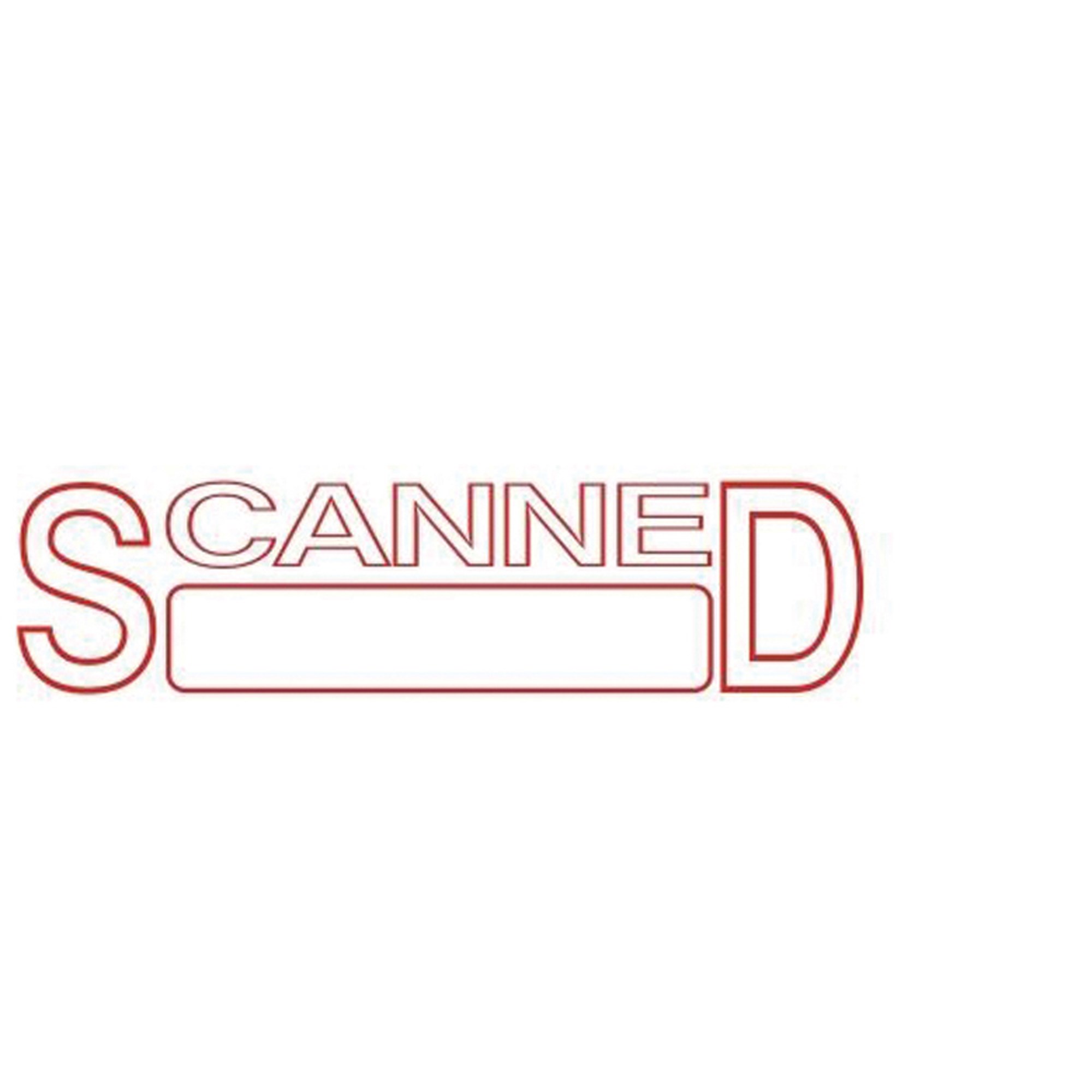 Deskmate Pre Ink Stamp Scanned (Date) Red