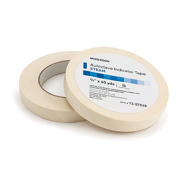 McKesson Steam Indicator Tape – 3/4 Inch × 60 Yard