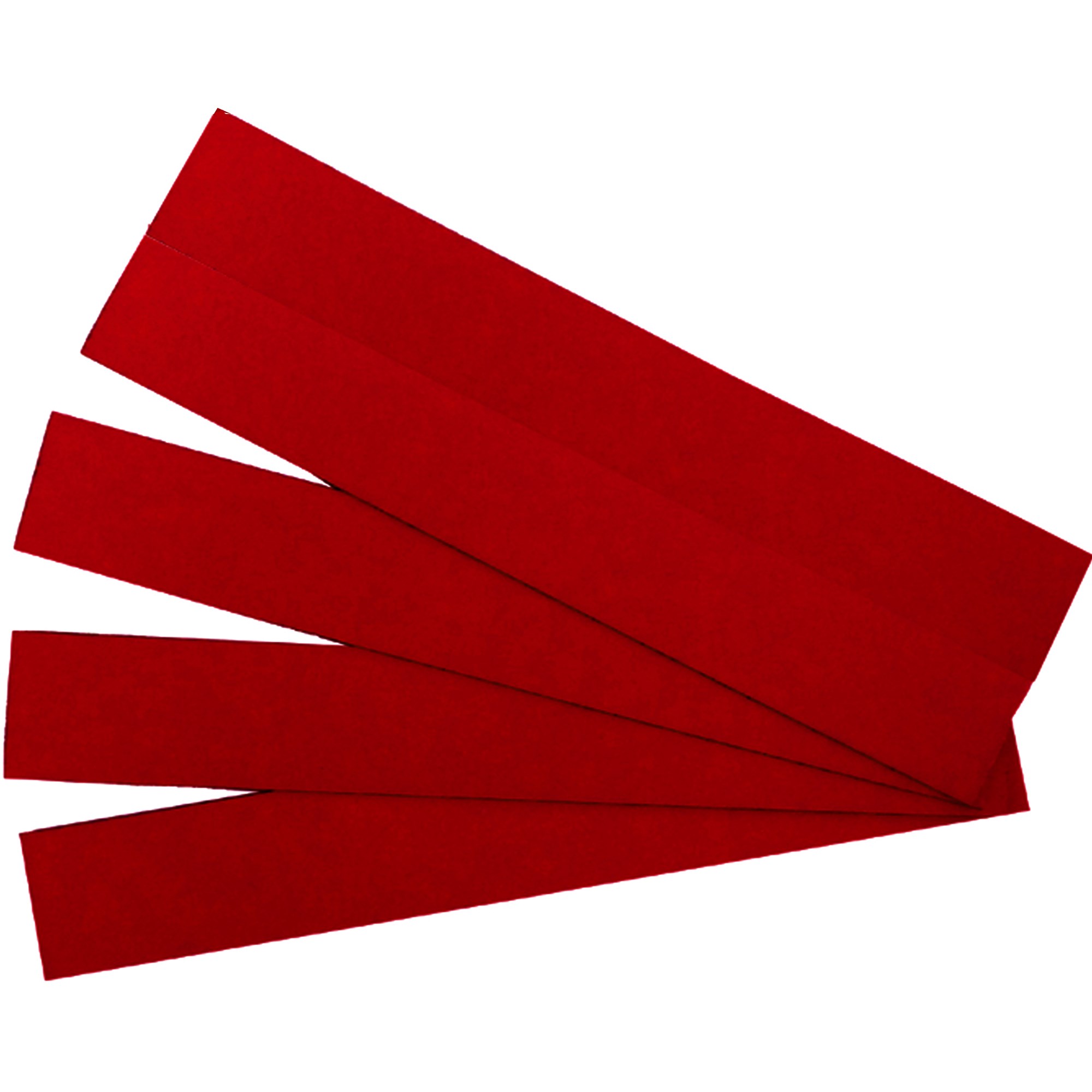 Quartet Magnetic Strips 22 x 150mm Red Pack  Of 25
