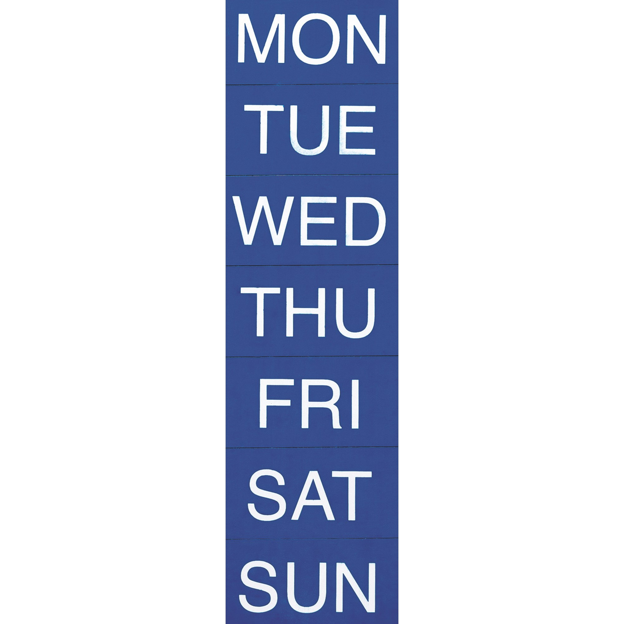 Quartet Magnetic Days 50 x 25mm Blue Set Of 7