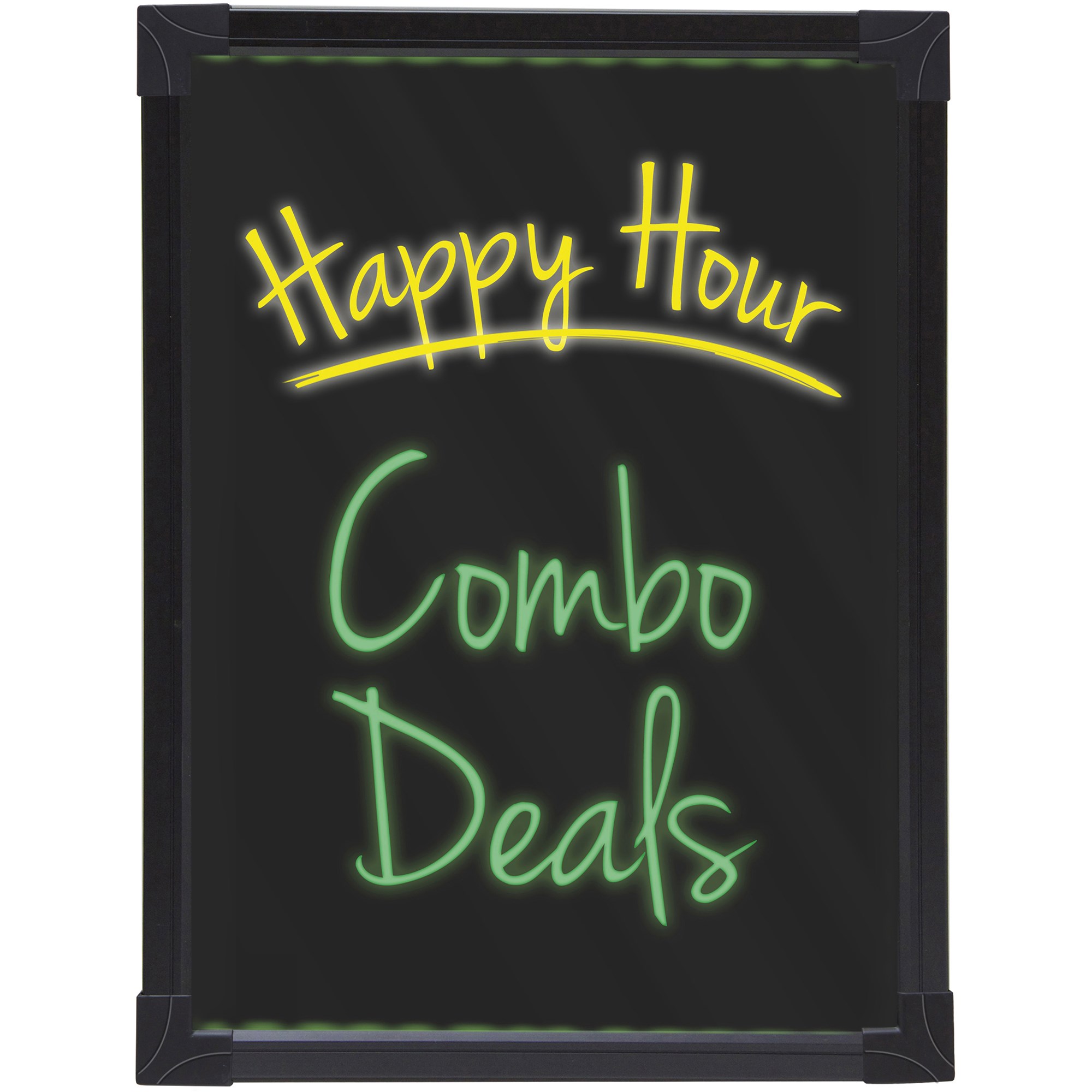 Quartet LED Battery Operated Display Board 440 x 330mm Black