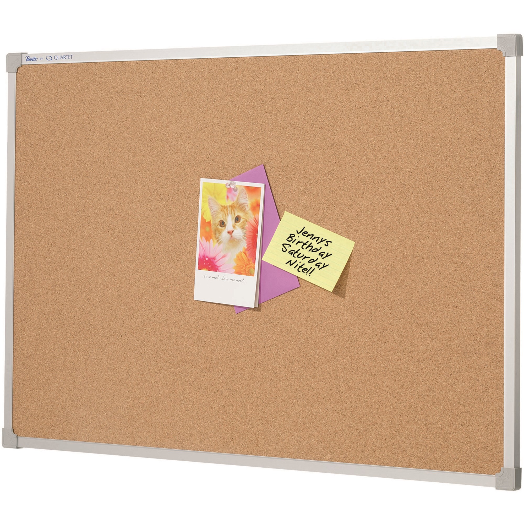 Quartet Penrite Corkboard 1200 x 900mm Aluminium Frame