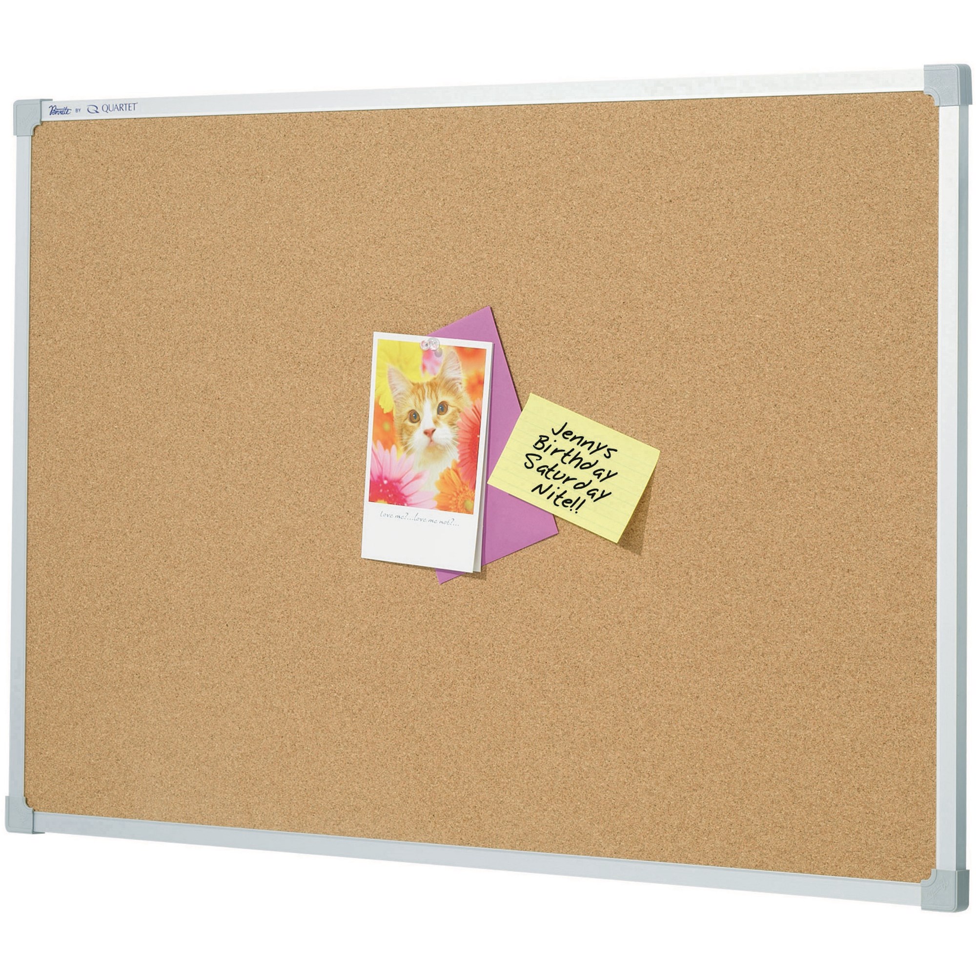 Quartet Penrite Corkboard 1800 x 1200mm Aluminium Frame