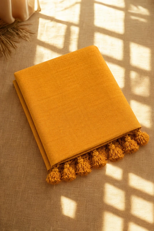 Khadi linen With seperate blouse 4