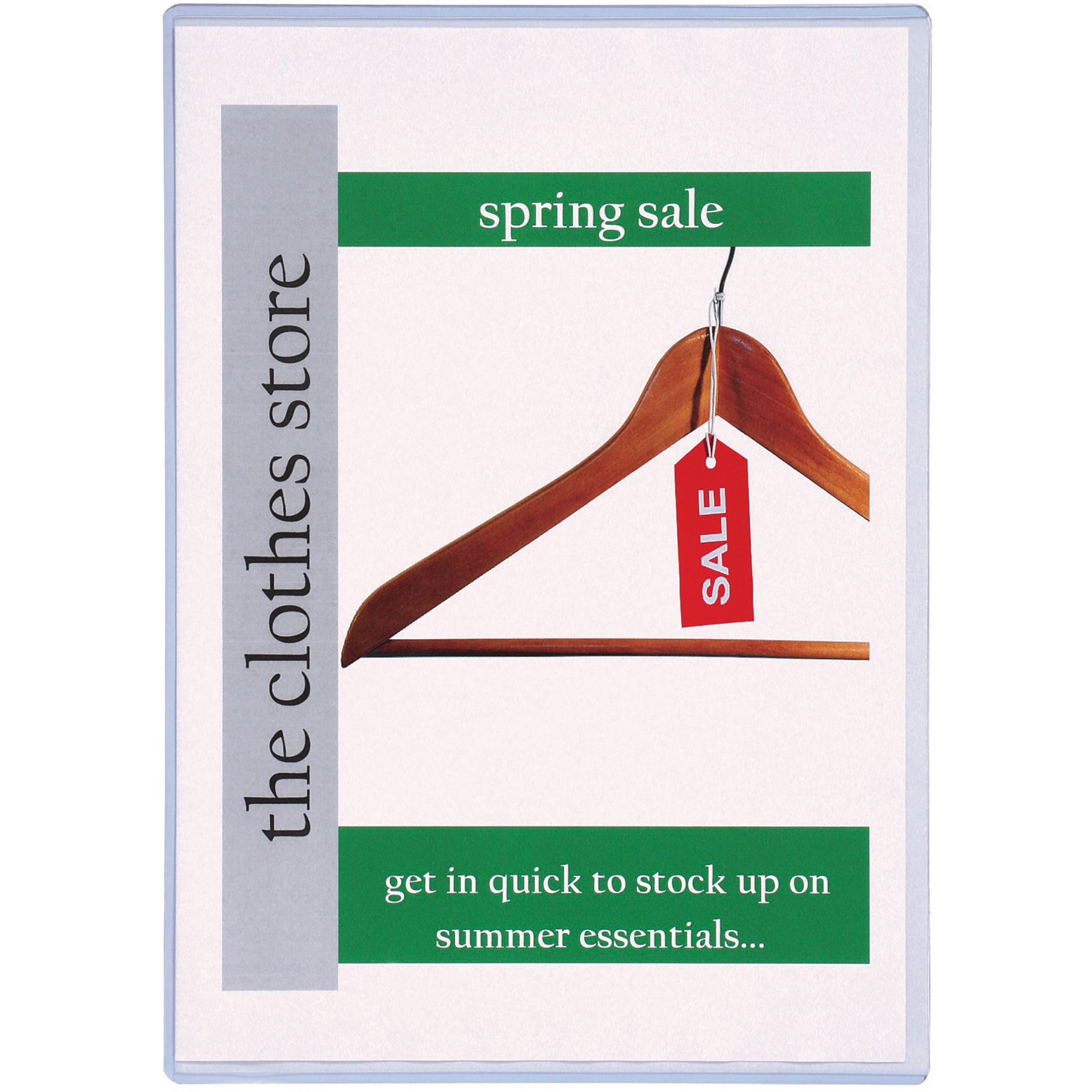 Marbig Document Protector PVC A4 Side Opening Clear