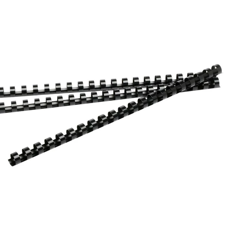 Rexel Plastic Binding Comb 38mm 21 Loop 330 Sheets Capacity Black Pack Of 50