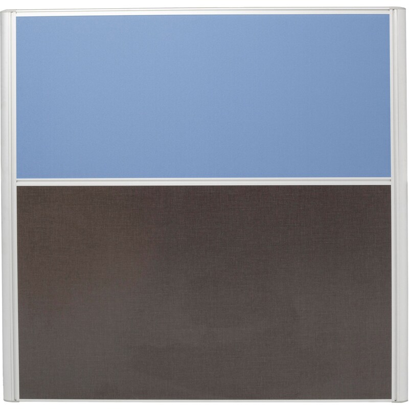 Rapidline Rapid Screen 1200W x 30D x 1250mmH Blue Fabric / Ironstone Base